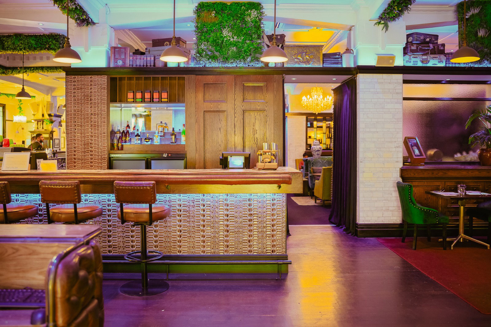 Restaurant bar interior